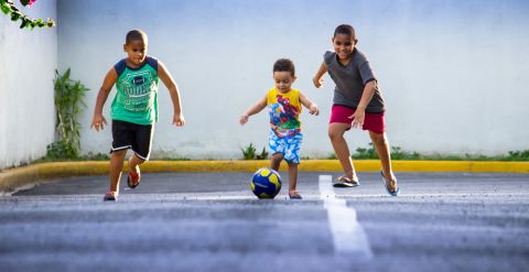 Whether you call it soccer or football, this game is beloved around the world. In the Dominican Republic, Misael Rincon's kids and their cousin "have <a href="http://ireport.cnn.com/docs/DOC-1144246">World Cup fever</a>!" Here, they race for the ball outside Rincon's Santo Domingo home. "My kids love the baseball but for a few days here [they] have replaced the bat and glove for a football," he said. Click through the gallery to see more joyful photos that illustrate the world's love affair with soccer.