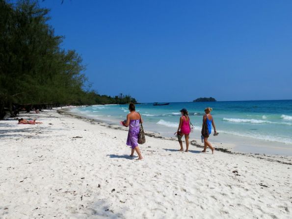 <strong>Koh Rong: </strong>Non-stop parties have made Koh Rong Cambodia's go-to spot for sunburned travelers who want to bake on the beach by day and dance all night. 