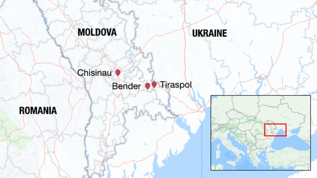 Map of Moldova