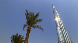 A Picture take on September 29, 2010 shows the Dubai's Burj Khalifa building, the world's tallest tower. AFP PHOTO / JOEL SAGET (Photo credit should read JOEL SAGET/AFP/GettyImages)
