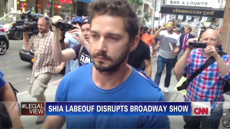 Shia Labeouf Arrested Released After Theater Outburst Cnn