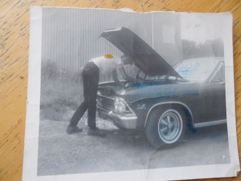 "Back then, not everyone had a car. So if a guy did, he was considered way cool," <a href="http://ireport.cnn.com/docs/DOC-1141387">Linda Glovach </a>said. This is a photo of her boyfriend tending to his 1966 Chevrolet Chevelle in Elmont, New York, in 1967.