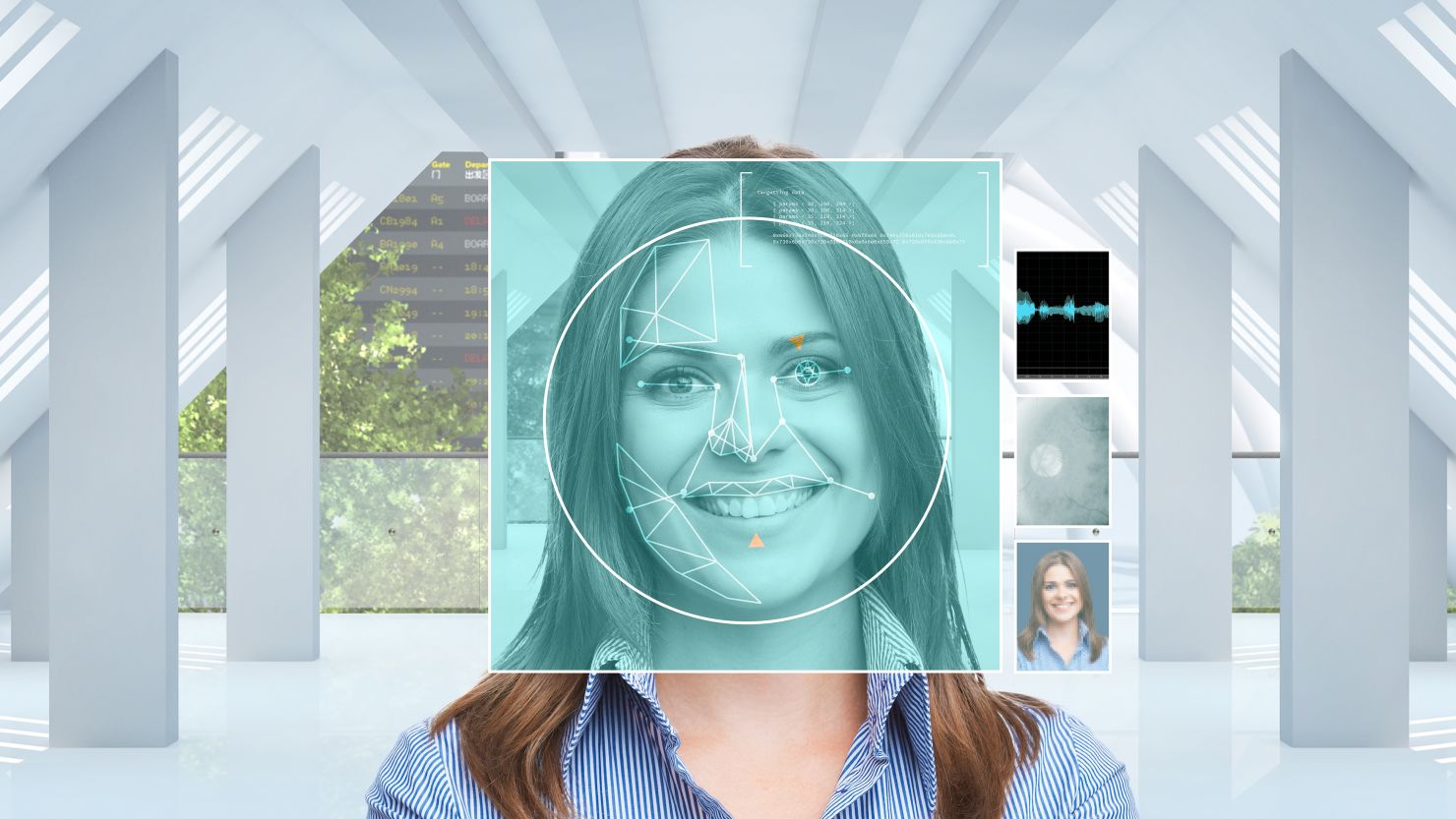 Facial recognition technology will help eliminate queues at security and check-in in 2024, says Skyscanner.