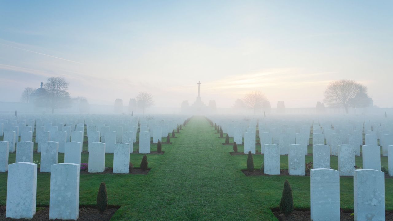 Belgium's Flanders region: a landscape dotted with war cemeteries.