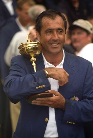 Ballesteros represented Europe eight times as a player and once as captain, when the contest was held at the Spanish resort of Valderrama. He led his side to a nail biting one point win in front of a rapturous crowd.