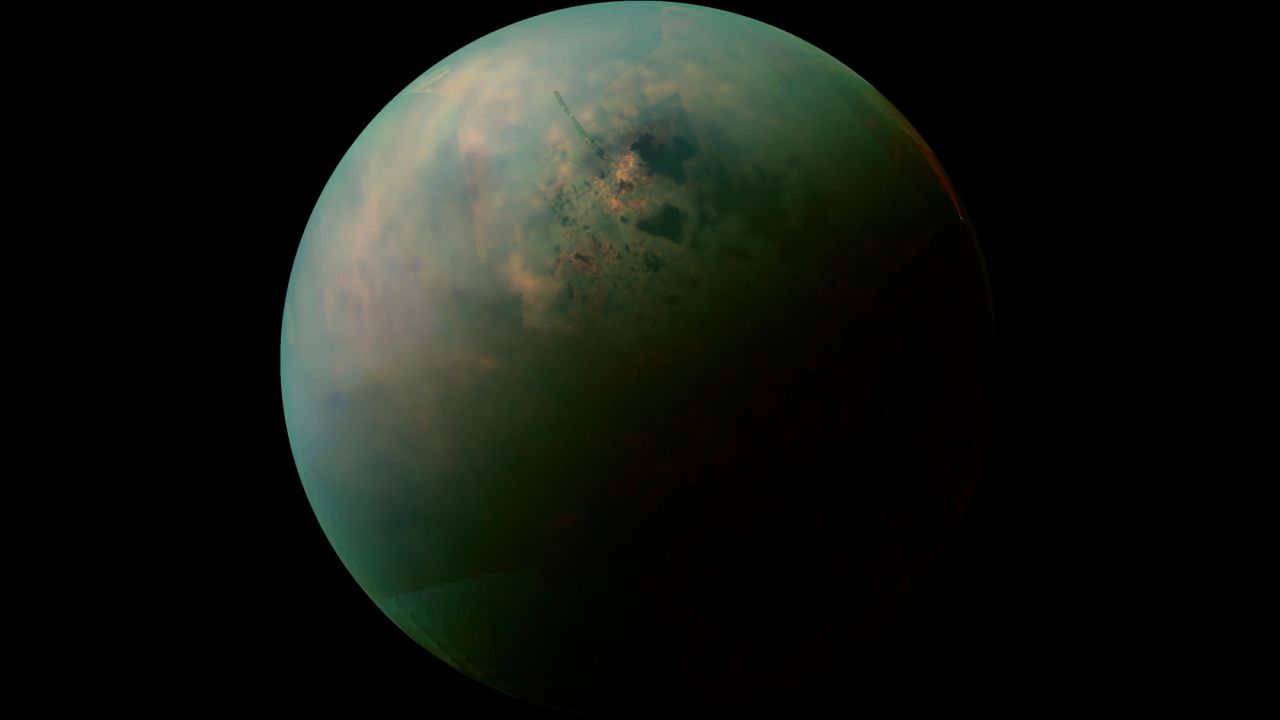 4. Titan revealed as Earth-like world with rain, rivers, lakes and seas.  Titan is the only known place in the solar system, other than Earth, that has stable liquid on its surface.   Rather than water, its lakes are made of liquid ethane and methane.