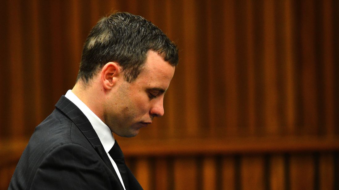 Pistorius listens to evidence being presented in court on Monday, June 30.