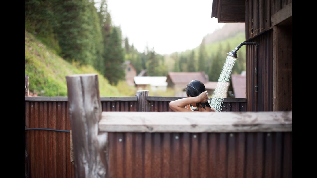 A resort that celebrates the natural beauty around it, Dunton Hot Springs in Colorado is a highly-rated mountain destination. 