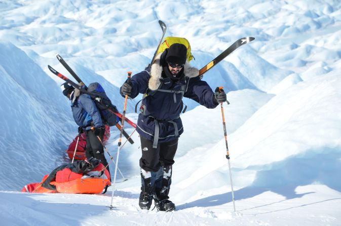 "For some places, like Greenland and eventually Antarctica, I will be on skis -- apart from walking and jogging," says Nanavati. "I officially define the expedition as 'crossing every country in the world on foot,'  if someone really were to get technical about it."