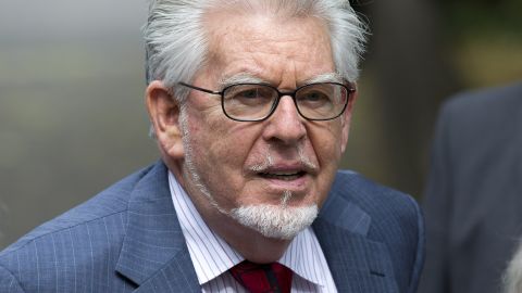Veteran Australian artist and entertainer Rolf Harris arrives at Southwark Crown Court in central London on Friday.