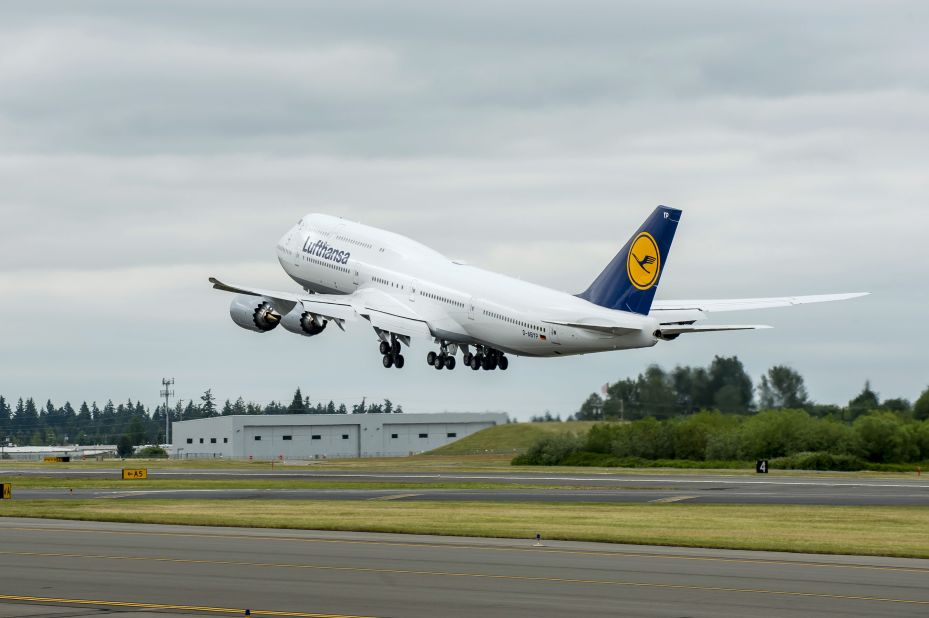 The Boeing 747 is one of the iconic commercial jets of the 20th century. It arrived in the late 1960s largely because Pan Am thought bigger planes would be the answer to passenger congestion at airports. The 747 was 2.5 times the size of Boeing's earlier 707 model and was the world's first wide-body aircraft. Its distinctive front bulge came from placing the cockpit on an upper deck, allowing a freight-loading door in the nose. Pilots were trained to taxi this beast by sitting three stories high on a moving truck. Lufthansa received deliver of the 1,500th 747 on June 28, 2014. 