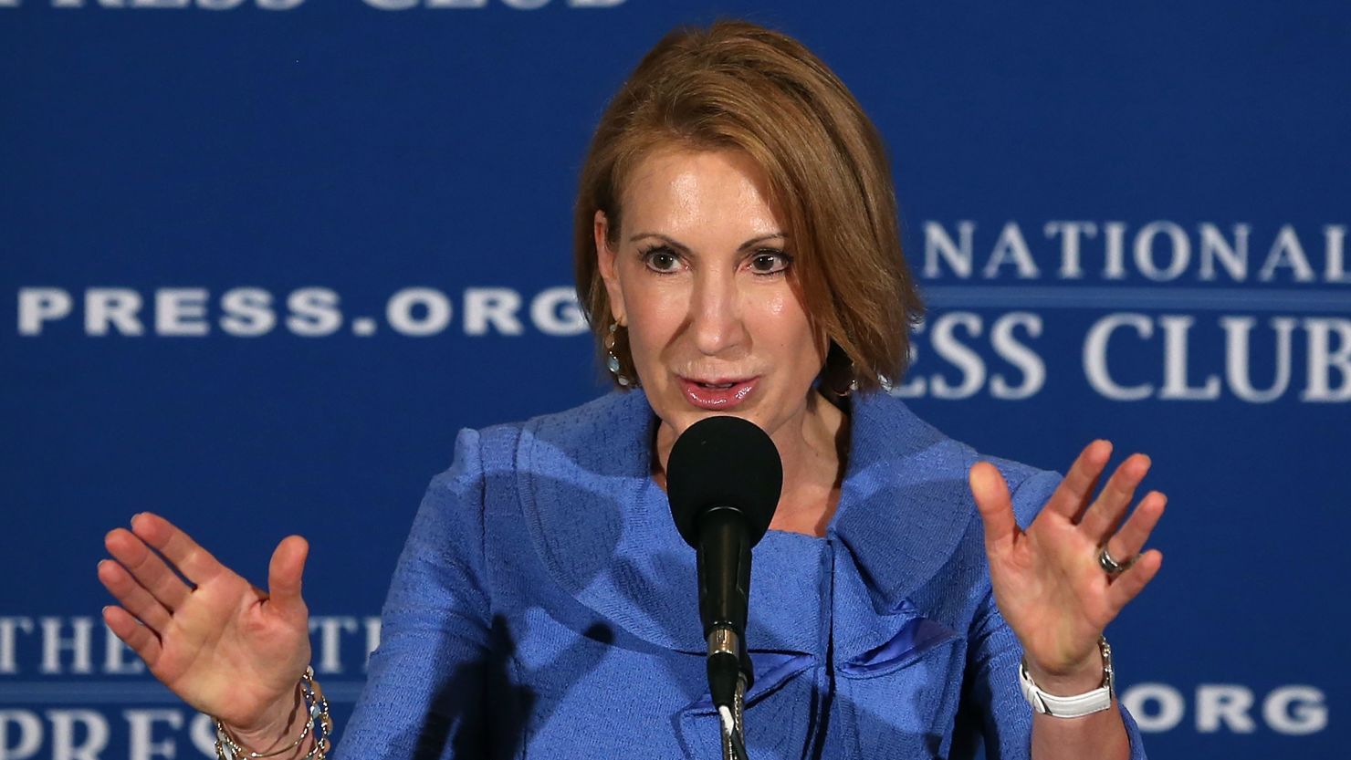 Carly Fiorina, former CEO of Hewlett-Packard, at an event in Washington, D.C. in 2013.