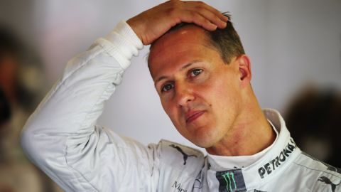 Michael Schumacher won a record seven Formula One world titles between 1994 and 2004.