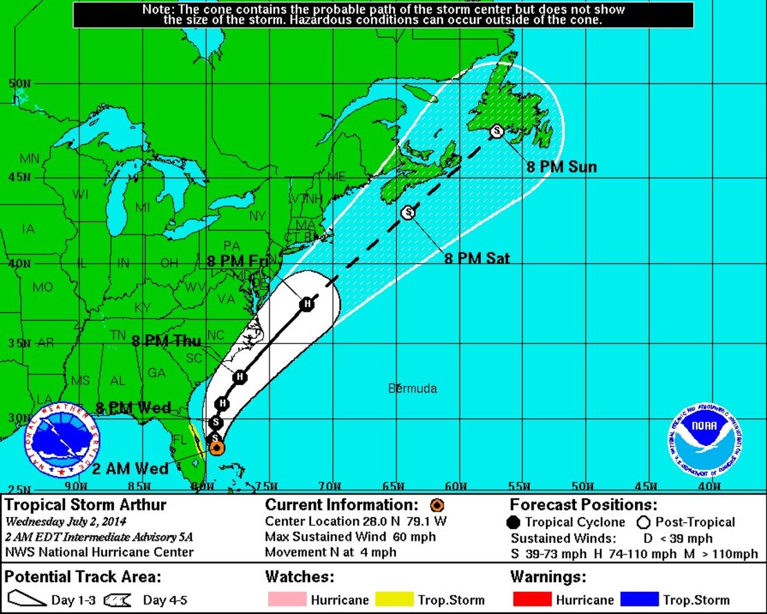 Arthur expected to become season’s first hurricane | CNN