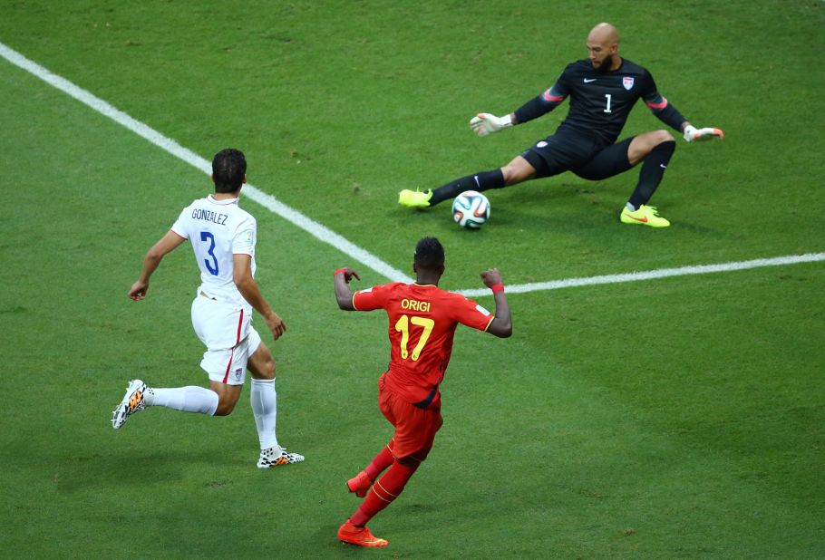 Team USA goalkeeper Tim Howard became a national hero after he made a remarkable 16 saves in the 2-1 defeat to Belgium. Social media was awash with tributes to the Everton stopper, who was christened the "Secretary of Defense" -- a measure of how the tournament captured the imagination.