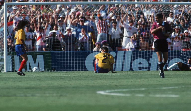Twenty years ago at the 1994 World Cup in the United States, Colombian Andres Escobar scored an own goal against the hosts as the South America side crashed out of the tournament. Five days after their elimination Escobar was shot dead in his home town of Medellin. 
