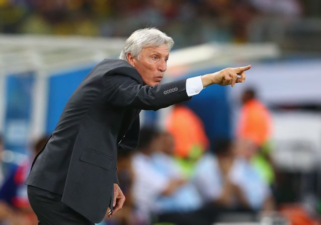 Colombian coach Jose Pekerman led Argentina to the World Cup quarterfinals in 2006 before losing to hosts Germany on penalties.