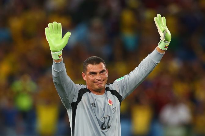 Faryd Mondragon became the oldest player to have ever played in the World Cup at the age of 43. He came on as a substitute for the last 10 minutes of Colombia's last group game against Japan.