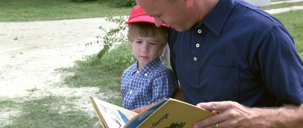 A young Haley Joel Osment stars as Forrest Gump Jr.
