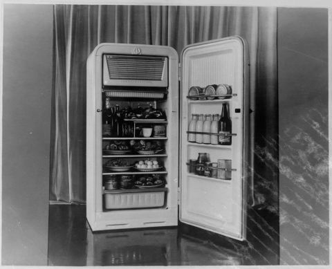 <strong>ZIL refrigerator, 1950s</strong><br /><br />In a move that was emblematic of the times, one of Soviet Russia's most prestigious industrial enterprises, the ZIL factory -- until then known for making cars, limousines and military vehicles -- started manufacturing refrigerators.<br /><br />The ZIL refrigerator became ubiquitous in Soviet homes, although, said Sudakova, "at that time you would have to be very privileged to have your own kitchen, mostly they were communal.<br /><br />"The fridge would be part of the living room ... to show that you owned it."