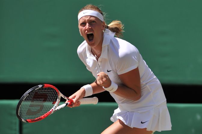 Kvitova is showing the sort of form which took her to her only grand slam title in 2011. 