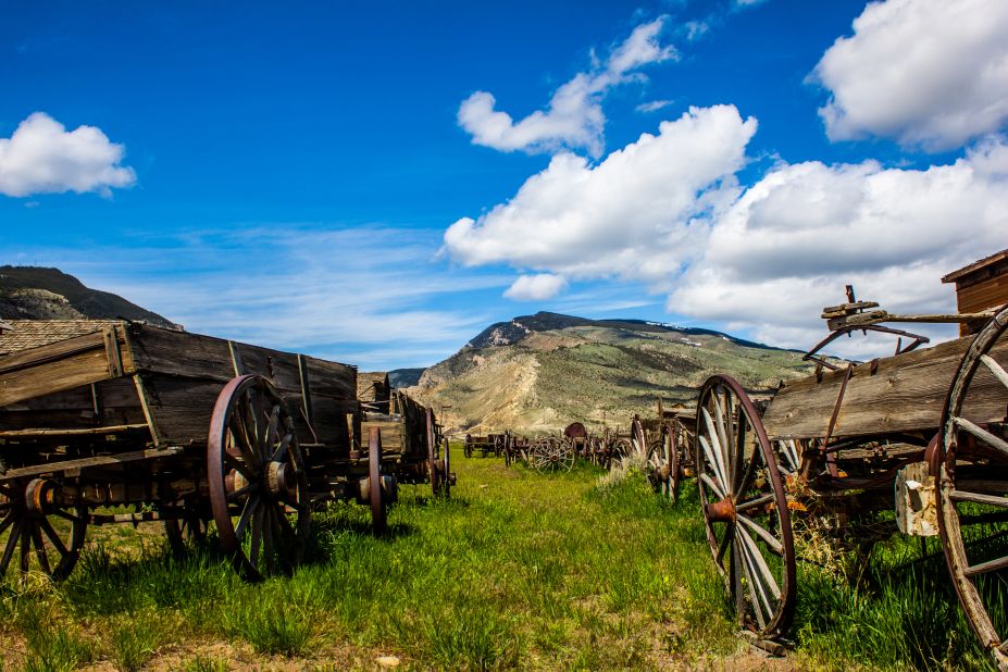 The entrance to Cody, Wyoming's Old Trail Town, will lead visitors to the museum that holds Butch Cassidy's log cabin.  Nearby recreation trails lead to Outlaw Cave, a favorite hideout for Cassidy and his gang.