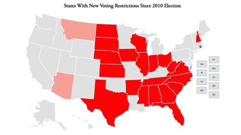 voting restrictions map