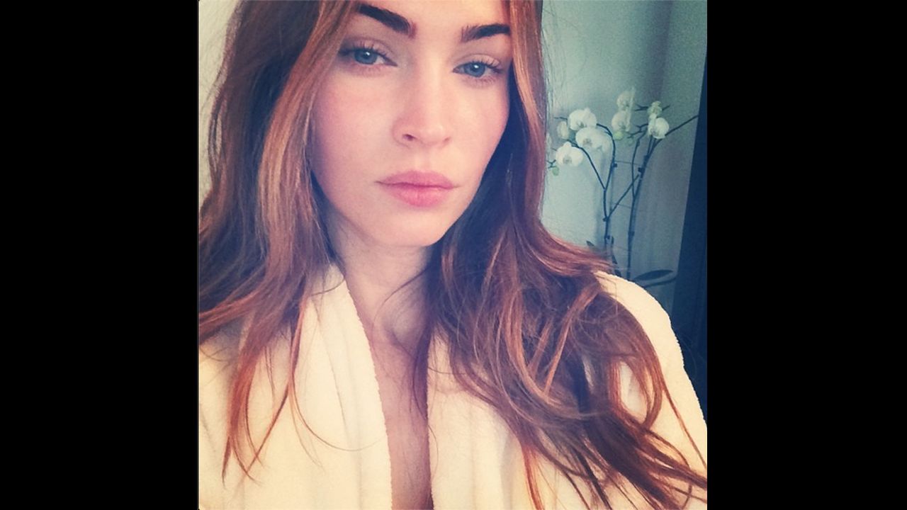 Megan Fox is an Instagram newbie, but she already has a knack for taking selfies. <a href="http://instagram.com/the_native_tiger" target="_blank" target="_blank">The star shared her first Instagram self-portrait</a> -- and her second post to the site overall -- in July 2014, telling her fans that although the photo was captured in the early morning without makeup, she definitely used a filter. 
