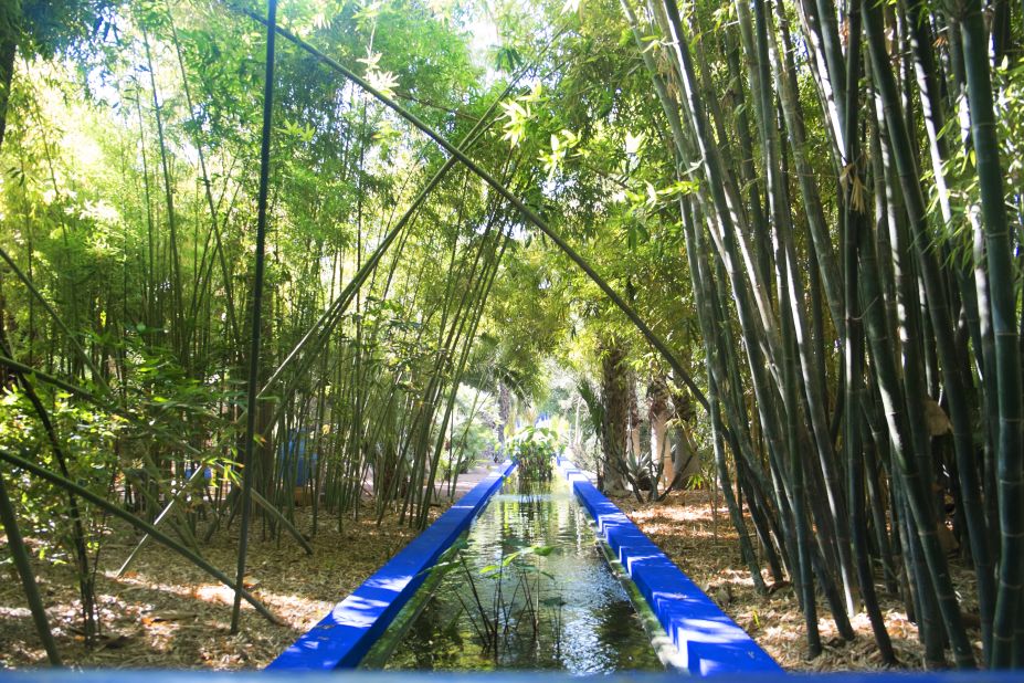 Created by French artist Jacques Majorelle, the Jardin Majorelle was later owned by French fashion designer Yves Saint Laurent.