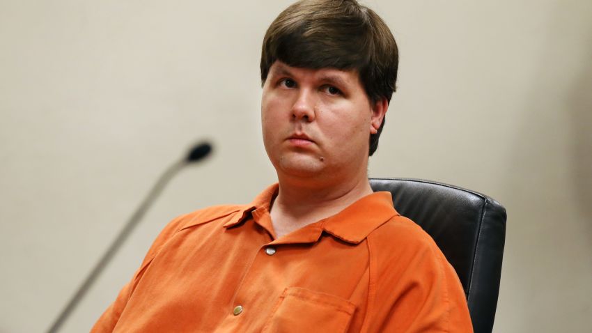 Justin Ross Harris, the father of a toddler who died after police say he was left in a hot car for about seven hours, sits for his bond hearing in Cobb County Magistrate Court, Thursday, July 3, 2014, in Marietta, Ga. (AP Photo/Marietta Daily Journal, Kelly J. Huff, Pool)