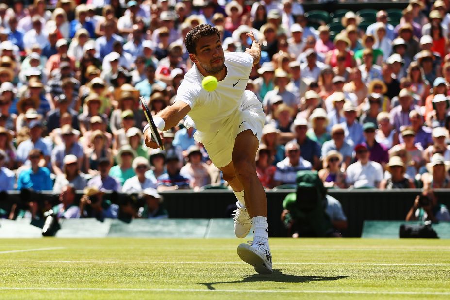 Dimitrov suffered an early setback in the second set, losing his serve as Djokovic threatened to overrun the Bulgarian. But Dimitrov hit back, finally finding his feet and winning the set 6-3 to level the match.