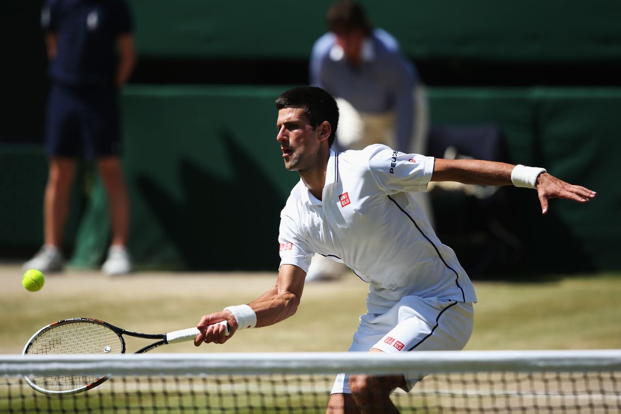 It was close, but there was no need for five sets here. Djokovic saved three set points in the fourth set tie-break before closing out to ensure another Wimbledon final appearance.