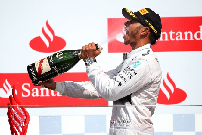 Hamilton savors his 27th career victory and second triumph in his home grand prix.