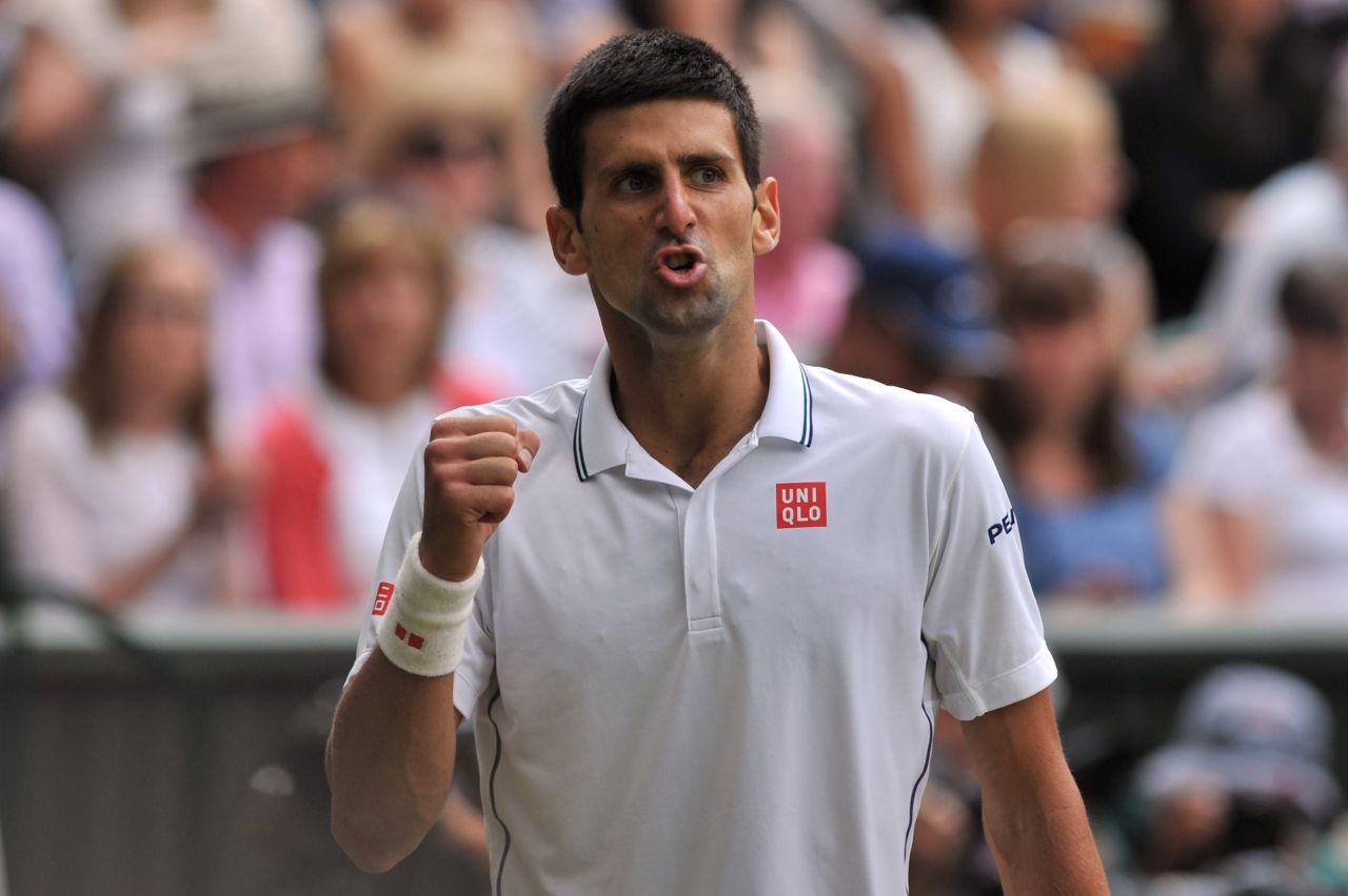 Djokovic had to dig deep after Federer saved a match point in the fourth set and forced a decider.  