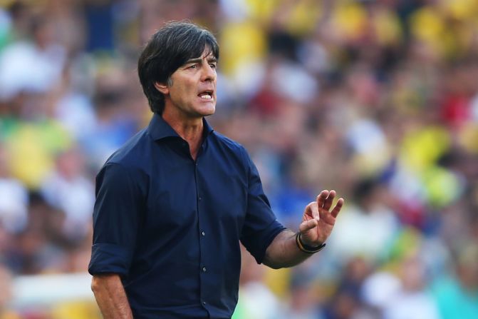 Joachim Low has steered Germany to a fourth consecutive World Cup semifinal. The 54-year-old coach succeeded Jurgen Klinsmann following the 2006 finals hosted by the Germans.