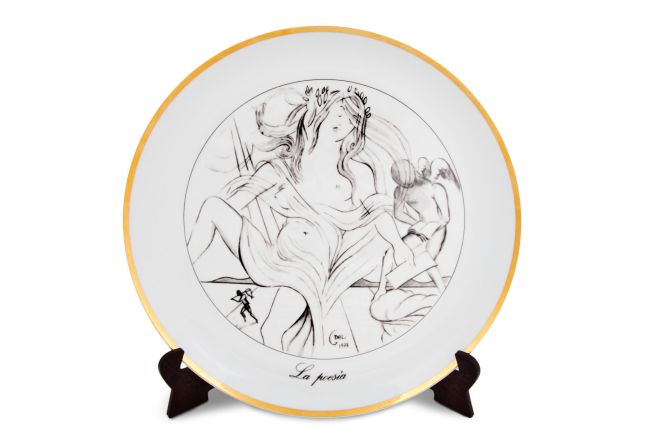 Barcelona's El Museu de L'Erotica has an 800-strong collection of historic sexual relics, as well as erotic art produced by the great masters, such as this Salvador Dali glazed porcelain plate.
