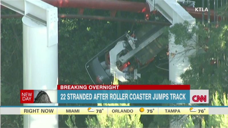 Riders stuck for hours on roller coaster