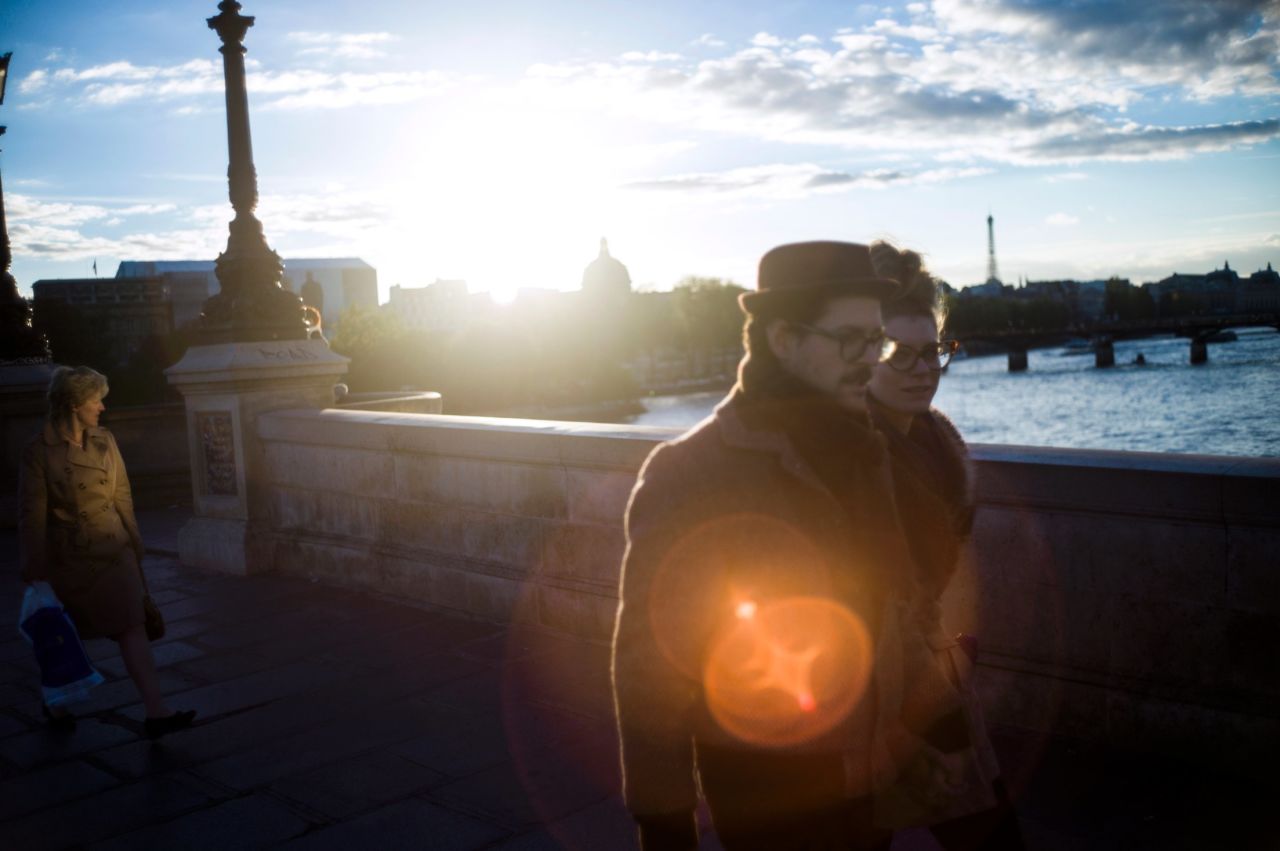 <strong>2. Paris.</strong> Couples can experience the romantic atmosphere of Paris, as Ethan Hawke and Julie Delpy did in the Oscar-nominated "Before Sunset," by strolling through the streets or taking a sunset boat ride along the Seine.
