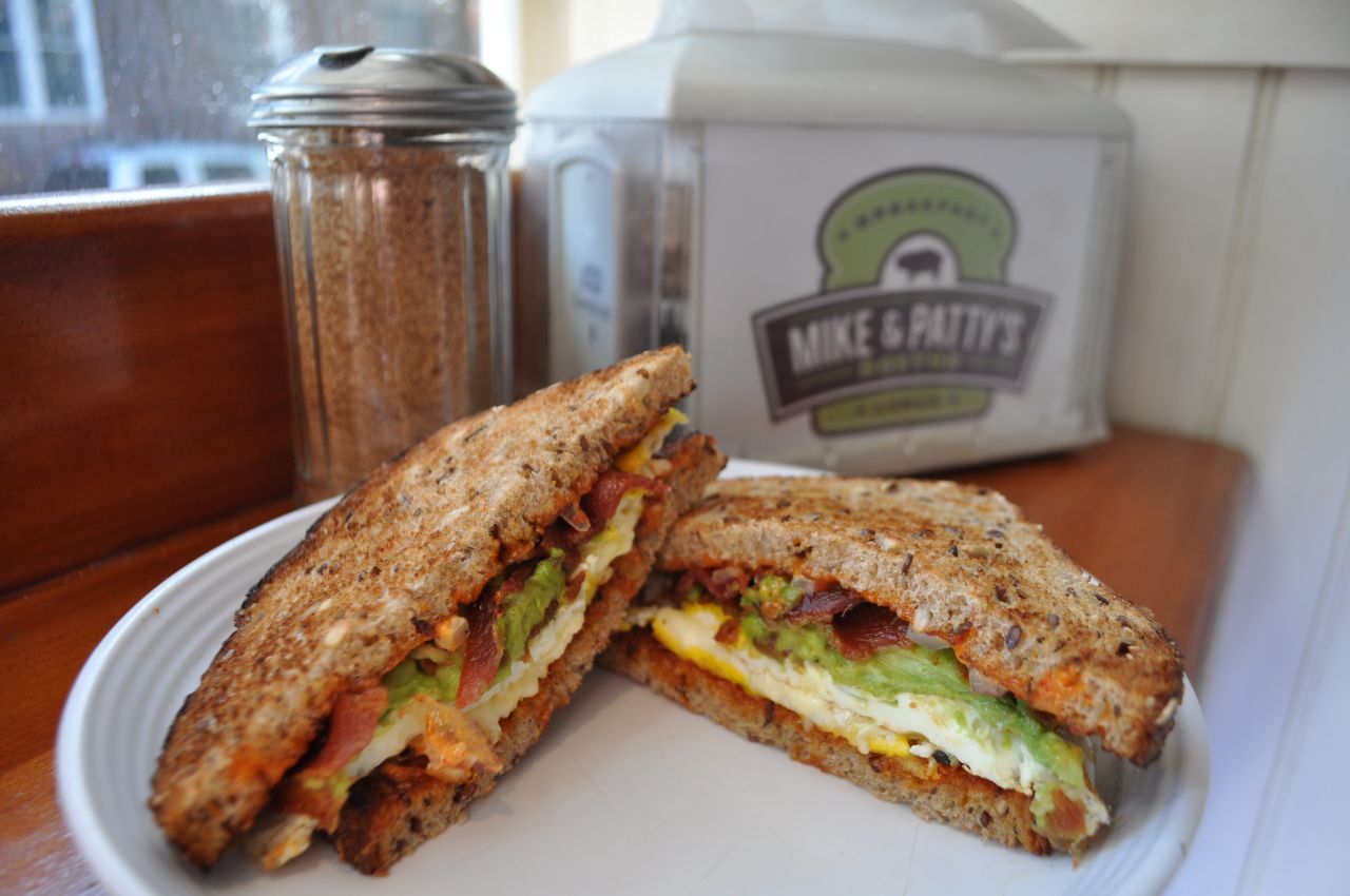 Bacon Breakfast Sandwich: Mike & Patty's -- Boston, Massachusetts