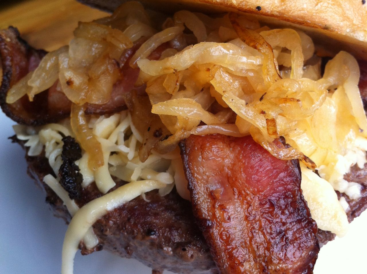 Bacon Burger: Slows Bar B Q -- Detroit, Michigan