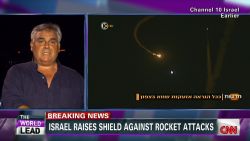 Lead vo Wedeman rocket attacks israel