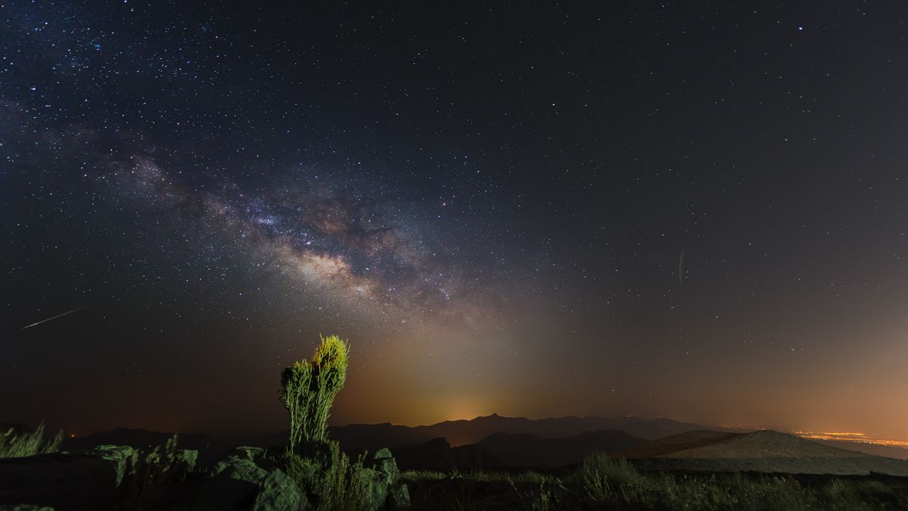 An enthusiastic stargazer, 39-year-old <a href="http://ireport.cnn.com/docs/DOC-1136881" target="_blank">Lewis de Mesa</a> wasn't going to miss an opportunity to snap the Camelopardalids meteor shower in May this year. Standing atop the highest peak in the United Arab Emirates, de Mesa snapped this impressive shot but wasn't thrilled by the result. "Not so much luck here in the United Arab Emirates," he said. "It wasn't that great ... Good thing I got some Milky Way goodness."