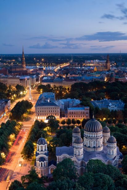 The capital of Latvia is a hotbed of historic culture. Well-preserved buildings line the streets of Riga, the perfect backdrop for a romantic street stroll. 
