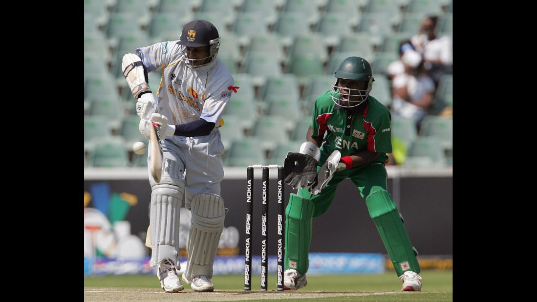 <strong>ICC World Twenty20 cricket:</strong> Sri Lanka destroyed Kenya in a 2007 match that saw records fall. Sanath Jayasuriya led the way, as his Sri Lanka team won by 172 runs. Jayasuriya scored 88 runs all by himself, including 11 fours and four sixes. ESPN described the mismatch at the time as "minnow-bashing at its best."