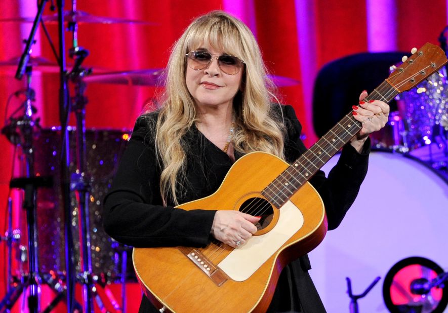 Stevie Nicks, seen here receiving the BMI Icon Award at the BMI Pop Awards in May, is also a new cast member of NBC's "The Voice." But before she was on "The Voice's" team, she was a rocking member of Fleetwood Mac: