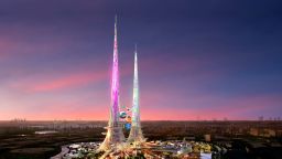 At 1km high, Phoenix Towers for HuaYan Group in Wuhan, The City of a Thousand Lakes, will be the world's tallest 
pair of towers, a landmark within an ambitious environmental master plan for Wuhan, the capital of central China. 
The project is one of four master plans Chetwoods are developing with HuaYan in the region.