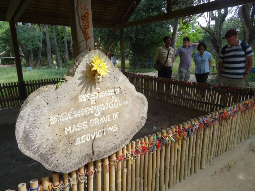 When local authorities renovated the Killing Fields in 2011, they turned this series of mass graves, where the Khmer Rouge executed and buried the inmates of Tuol Sleng, into a tourism spectacle, complete with audio tours, benches, refreshment stalls and souvenir stands. 