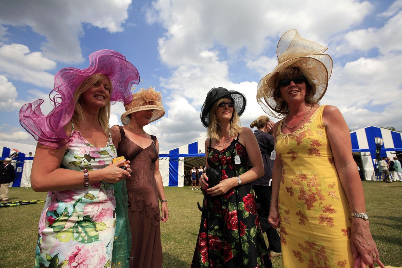 The Henley Royal Regatta is one of the English social calendar's key events. As so often on these occasions, hats are de rigueur.