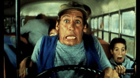 Meeting characters like maintenance man and country philosopher Ernest can make camp a growth experience for kids. Here in 1987's "Ernest Goes to Camp," Jim Varney takes campers for a spin.