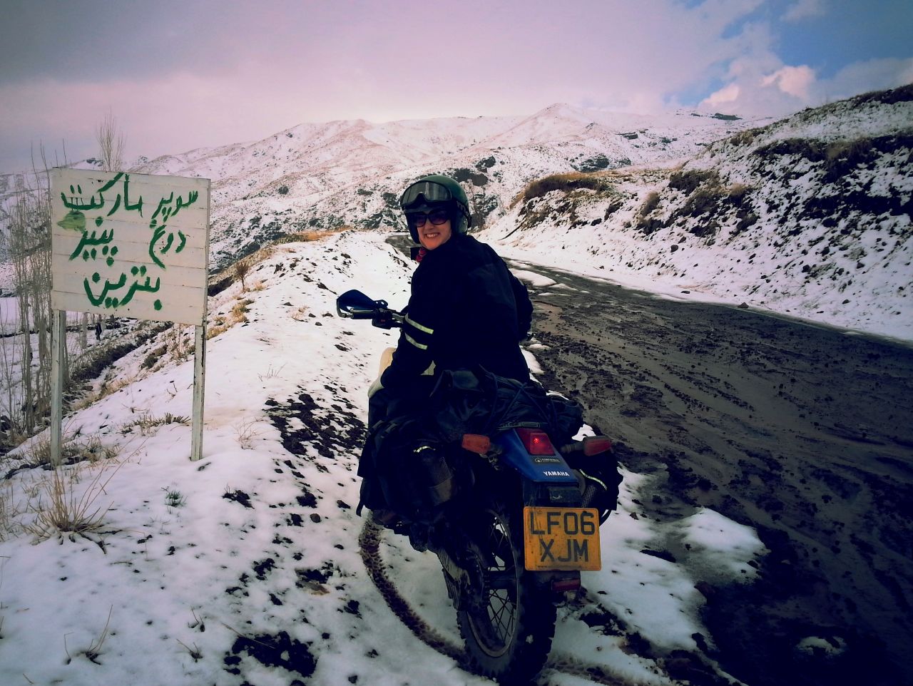 The Alborz Mountains -- one of the larger challenges Pryce faced.